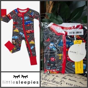 New! Little Sleepies Cars Zippy 12-18